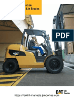 Cat DP40 55N Diesel Forklift Brochure