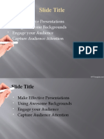 Slide Title: Make Effective Presentations Using Awesome Backgrounds Engage Your Audience Capture Audience Attention