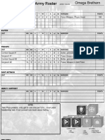 Large Army Roster 40kSM500