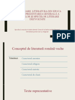 Literatura Veche