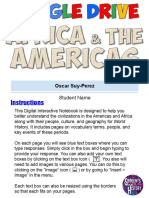 Africa and the Americas Digital Interactive Notebook