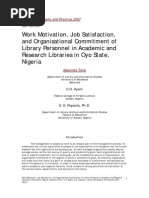 Download Job commitment and organizational commitment by Farayhoon SN48512963 doc pdf