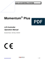 Momentum Plus: Lift Controller Operation Manual