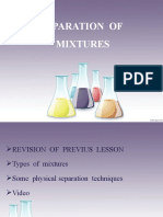 Separation of Mixtures