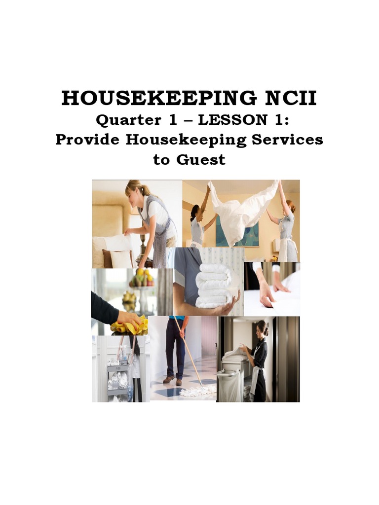 Housekeeping Module | PDF | Educational Assessment | Learning
