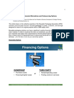 Financing Options: Reusable Packaging: Financial Alternatives and Outsourcing Options