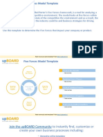 Free Five Forces Model Template PowerPoint Download