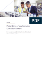 Model-Driven Manufacturing Execution System: Brochure