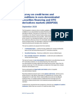 Survey On Credit Terms and Conditions in Euro-Denominated Securities Financing and OTC Derivatives Markets (SESFOD)