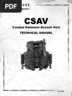 Combat Swimmer Assault Vest Technical Manual