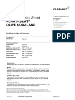 TDS Plantasens Olive Squalane English PDF