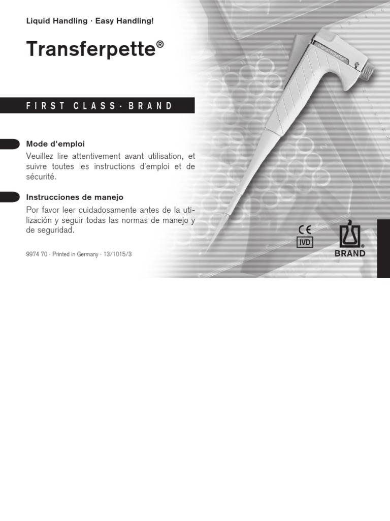 Brand Transferpette Manual PDF PDF Naturaleza