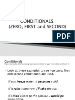 Conditionals (Zero, First and Second)