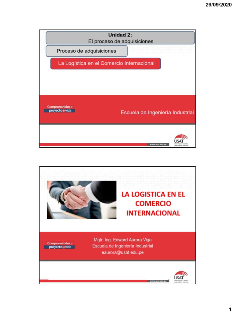 Logística y Incoterms en Comercio Internacional | PDF | El comercio ...