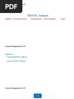 PESTEL Analysis: Project Management For IT