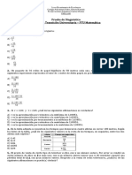 Prueba de diagnóstico matemática PTU Chillán