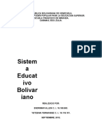 Trabajo Sistema Educativo Venezolano-Educación Especial 