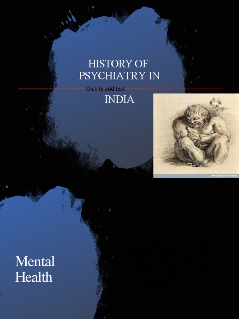 History of Psychiatry in India | PDF | Psychiatry | Psychiatric Hospital