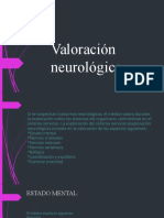Valoración Neurológica