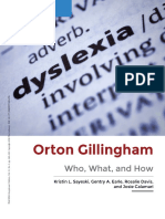 Module 4 - Article - Orton Gillingham Who What and How