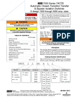 Operator's Manual: G Design 1000 Through 3000 Amp. Sizes