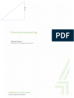 Financial Accounting: Sample Paper 1