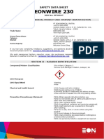 EONWIRE 230 SDS Safety Data Sheet