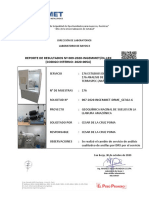 Reporte de Resultados #009-2020-Ingemmet/Dl-Lrx (CODIGO INTERNO: 2020-0054)