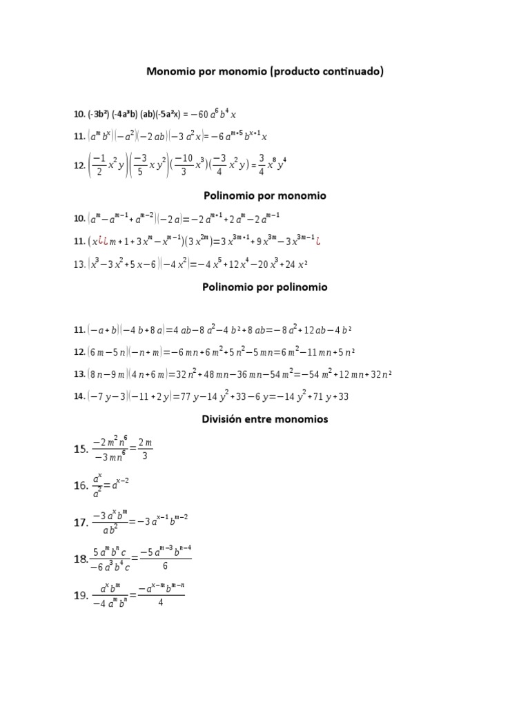 Ejercicios Algebra De Baldor Pdf