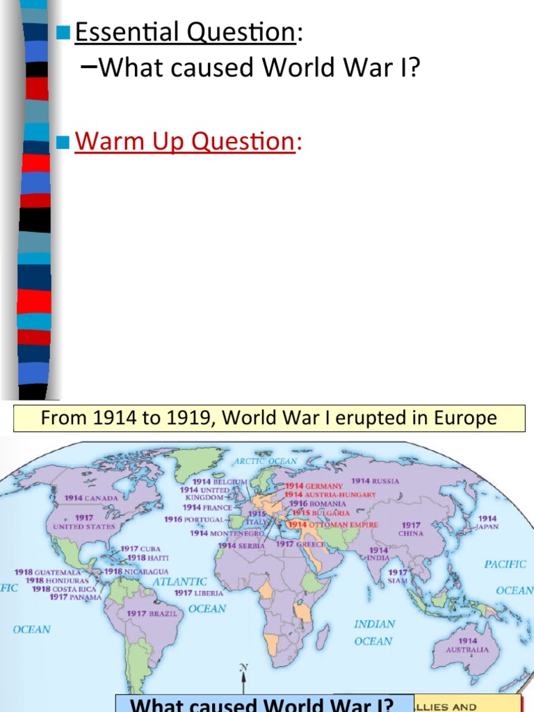 Causes of World War I Explained | PDF | Austria Hungary | Allies Of ...