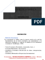 Econometría. Introducción