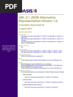 UBL 2.1 JSON v1.0 PDF