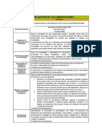 Plan de Gestion de Las Comunicaciones PDF