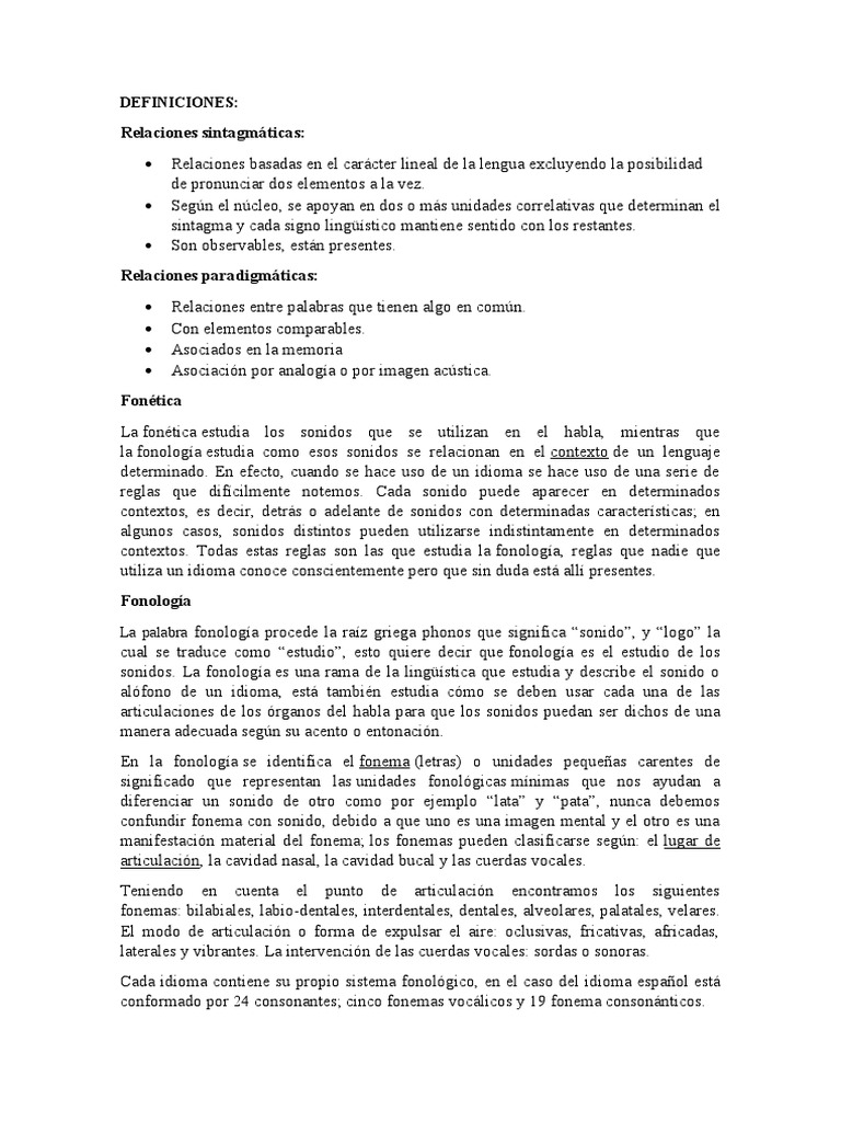 Fonemas y Alófonos en Español | PDF | Fonema | Fonología