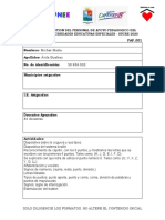 Fap - 001 - Formato Informe de Gestion Del Personal de Apoyo N°1.
