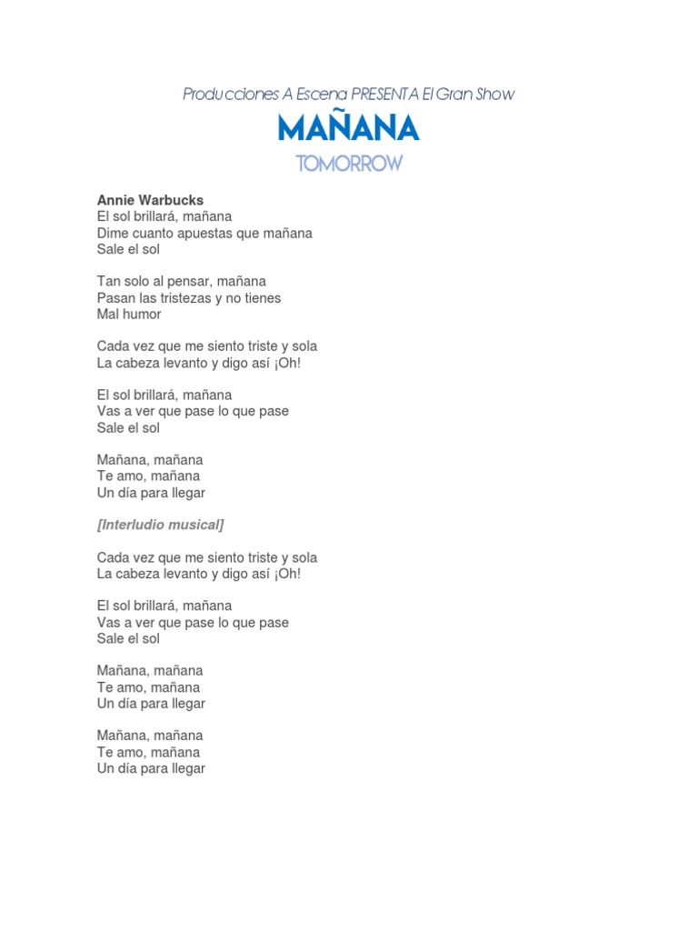 06 Tomorrow - Mañana | PDF | Arte | Clásicos, image size:768x1024