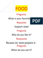 FOOD Sofi Tarea Ingles