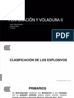 PV II Tema III Clasificación de Los Explosivos