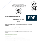 Guia Didáctica #1 (3° Año) Santo Domingo de Guzman PDF