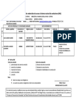 Formato de Solicitud de Credenciales de Acceso Al Sistema Nacional de Conductores