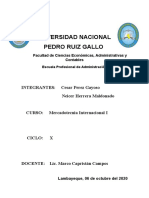 Tarea de Mercadotecnia Internacional