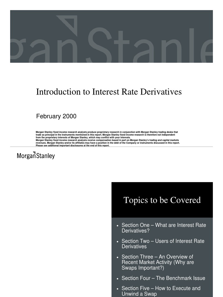 Derivatives Presentation | PDF | Swap (Finance) | Libor