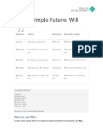 Simple Future Tense PDF