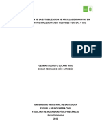 Evaluacion de La Estabilización de Arcillas Expansivas en Laboratorio Implementando Pilotines Con Sal y Cal - German Solano & Oscar Niño - Tesisi Uis PDF