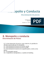 Monopolio y Conducta