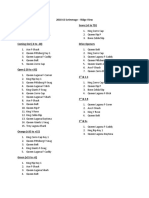 Game 3 Callsheet