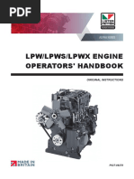 Alpha LPW LPWS LPWX Engines Operators Handbook