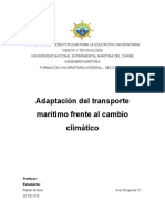 Adaptación Del Transporte Marítimo Frente Al Cambio Climático