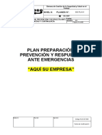 SGI-PLA-01 Plan de Preparación, Prevención y Respuesta Ante Emergencias
