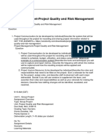 Project Management Project Quality and Risk Management PDF